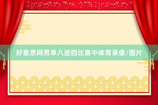 好意思网男单八进四比赛中体育录像/图片
